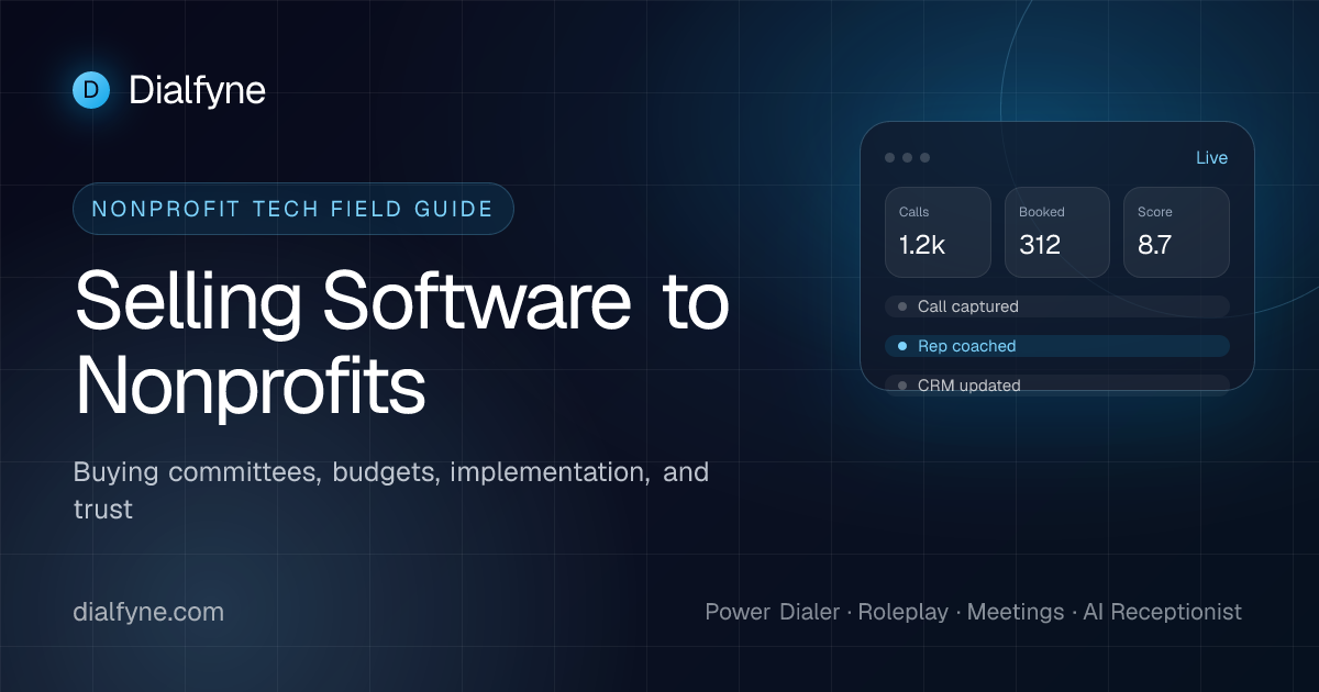 Selling Software to Nonprofits: Buying Committees, Budgets, and Trust