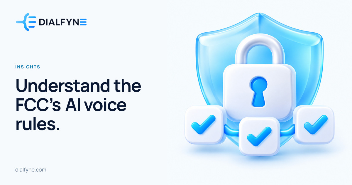 Understand the FCC’s AI voice rules. — Dialfyne Insights