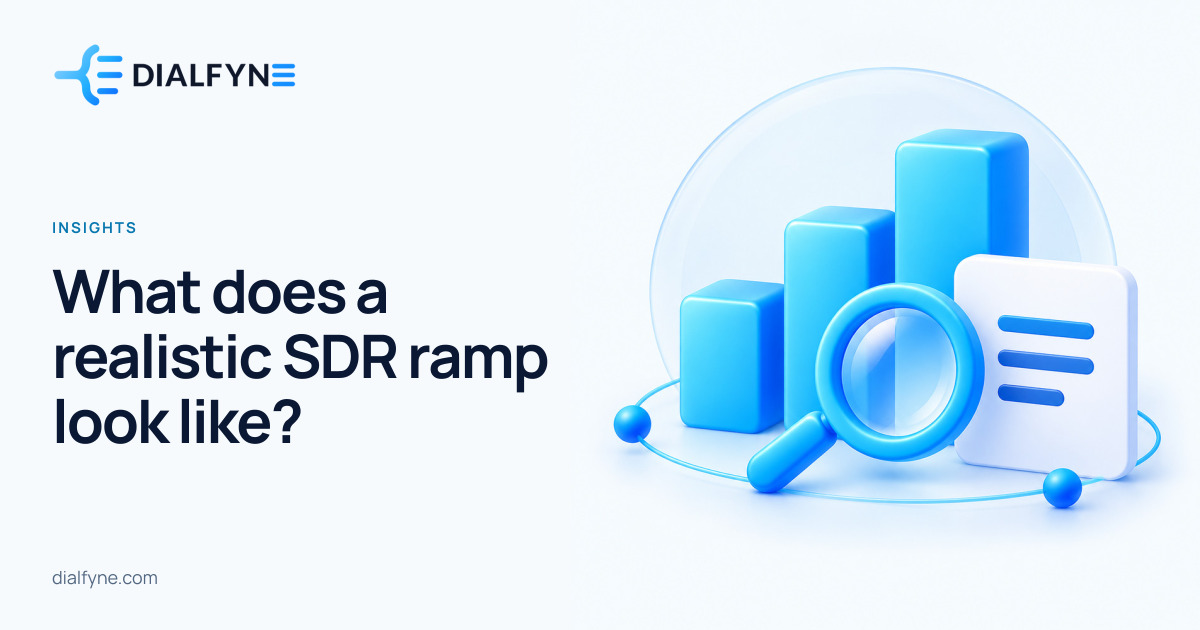 What does a realistic SDR ramp look like? — Dialfyne Insights